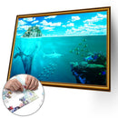 Paper Puzzles 1000 Pieces Coral Sea Assemble for Adults Kids Jigsaw Toys