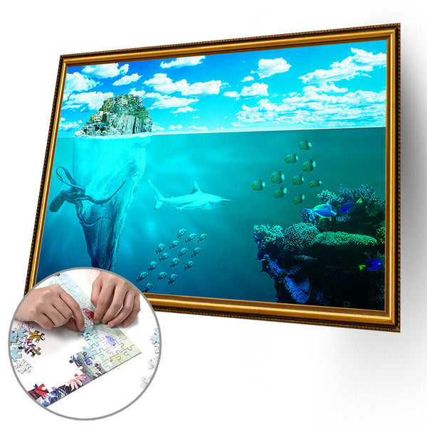 Paper Puzzles 1000 Pieces Coral Sea Assemble for Adults Kids Jigsaw Toys