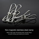 20pcs 5.6cm Stainless Steel Clips Clothes Pins Pegs Holders Clothes Clamps S Nw