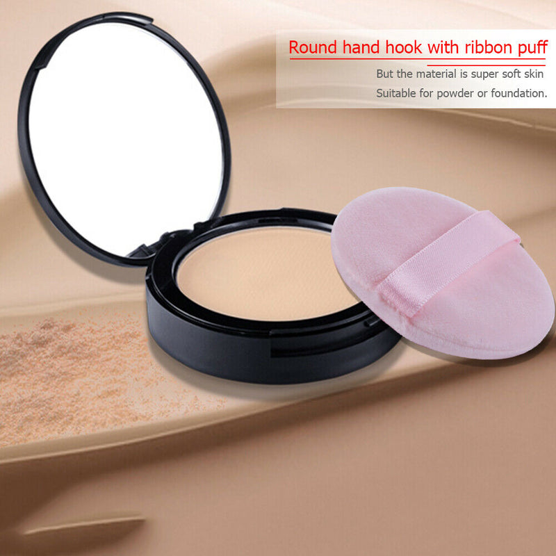 Soft Beauty Powder Puff Face Foundation Cosmetic Tool Makeup Sponge (Pink) A