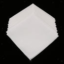 10Pcs Washable Solid Cotton Women Men's Handkerchiefs Pocket Square Hanky