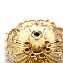 9holes lotus incense burner holder flower statue censer plate for sticks cone JR