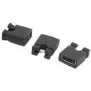 120 Pcs 2.54mm Standard PCB Shunts Short Mini Jumper Cap Connector H4E7