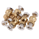 10Pcs Brass Linkage Stopper for 2.1mm Pushrod Connector for RC plane ModSE