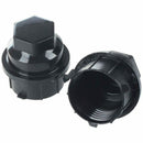5x 24mm Car Auto Plastic Wheel Lug Nut Covers Caps Decorate Black E5W7