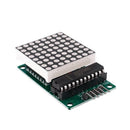 MAX7219 Red Dot Matrix Module MCU Control LED Display DIY w Cable T1Q5