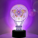 DIY Diamond Painting LED Light Fantasy Butterfly Embroidery Night Lamp Set