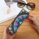 DIY Diamond Painting Leather Eyeglasses Storage Box Case Sunglasses Holder