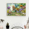 Frameless Painting By Numbers DIY Bicycle Hand Painted Canvas Oil Picture