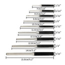 9Pcs Steel Multi Size Round Head Pins Punch Set Grip Roll Pins Punch Tool K U5M8