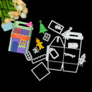 DIY Metal Christmas House Box Cutting Dies Stencil Scrapbooking Card Craft Tool