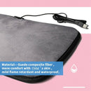 New 12V USB Car Carbon Fiber Heated Seat Warmer Pad for Kinds/Children At H