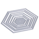 Hexagon spiral Die Cuts Metal Cutting Dies In Scrapbooking Embossing A