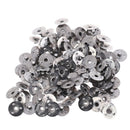 100x 12.5*2.5mm Waxed Candle Wick Metal Sustainers Candles Wicks Holders OZ