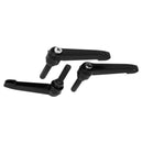 1X(M8 X 30 Mm Thread-Adjustable Tension Lever Jig Knob - Black (2-Piece)