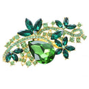 Brooches for women crystal large Brooch Rhinestone Bouquet wedding accessor