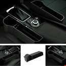 2Pcs Car Seat Catcher Filler Storage Box Pocket Side Organizer Holders Deluxe