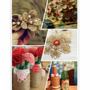 100M/Roll Natural Linen Burlap Twine Hemp Rope Cord String Hessian Decor DIY