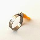 10Piece Key-Type 22-32mm  Adjustable Stainless Steel Hose Clamp Pipe