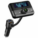 Bt75S 1.8 Inch Display Screen Qc3.0 Fasting Car Charge Fm Transmitter Car B