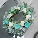Artificial Harvest Wreath Front Door Indoor Wall Decor Thanksgiving Garland