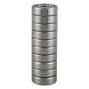 10 Pcs 6200Z 10 x 30 x 9mm Single Row Sealed Deep Groove Ball Bearings