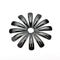 100 Pcs Girls Kids Hair Snap Clips Black Metal BB Hairclip Accessories 5cm S Nw