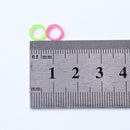 100pcs Orthodontic Rubber Bands Latex Braces Transparent Traction (3/16) A