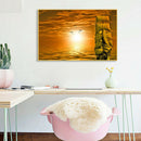 Boat 5D DIY Full Round Drill Diamond Landscape Painting Home Decor Mosaic