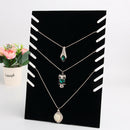 Necklace  Pendant Chain Display Holder Stand Velvet Easel Organizer Rack