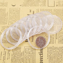 20pcs/lot 46mm Transparent Plastic Coin Holder Coin Collecting Storage Box  OZ