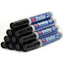 10 Marker felt marker pen black erasable Whiteboard for Office