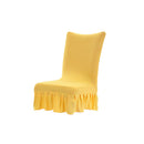 Stretch Spandex Short Dining Chair Seat Cover Home Kitchen Dining Bar Decor