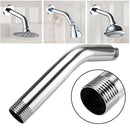6" Stainless Steel Angled Shower Arm Extra Pipe For Shower Conversion