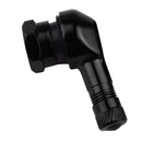 1 Pair Motorcycle Wheel Tire Valves Stem Cap Air Tire Cover 90 Degree 17mm Black