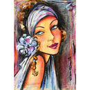 5D DIY Full Drill Diamond Painting Cross Stitch Needlework Kit (Beauty08)