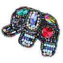 Beads Rhinestone Elephant Patches Sew On Badge Bag Appliques Sewing Craft