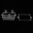 Gecko Feeder Ledge Suction Cup Reptile Feeder Bowls for Reptiles Food and Water