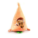 Hamsters Sleeping Bag Bedroom Golden Hamster Winter Warm Plush Carrot Bed  A