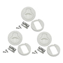 3 Set 2 inch/ 50mm Flush Pull Hatch Slam Latch for RV Boat Deck Nylon