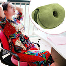Dual Comfort Cushion Home Memory Foam Hip Lift Seat Cushions (Army Green)