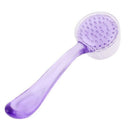 Plastic Handle Face Facial Skin Care Cleaning Brush Beauty Instrument Lilac L1B3