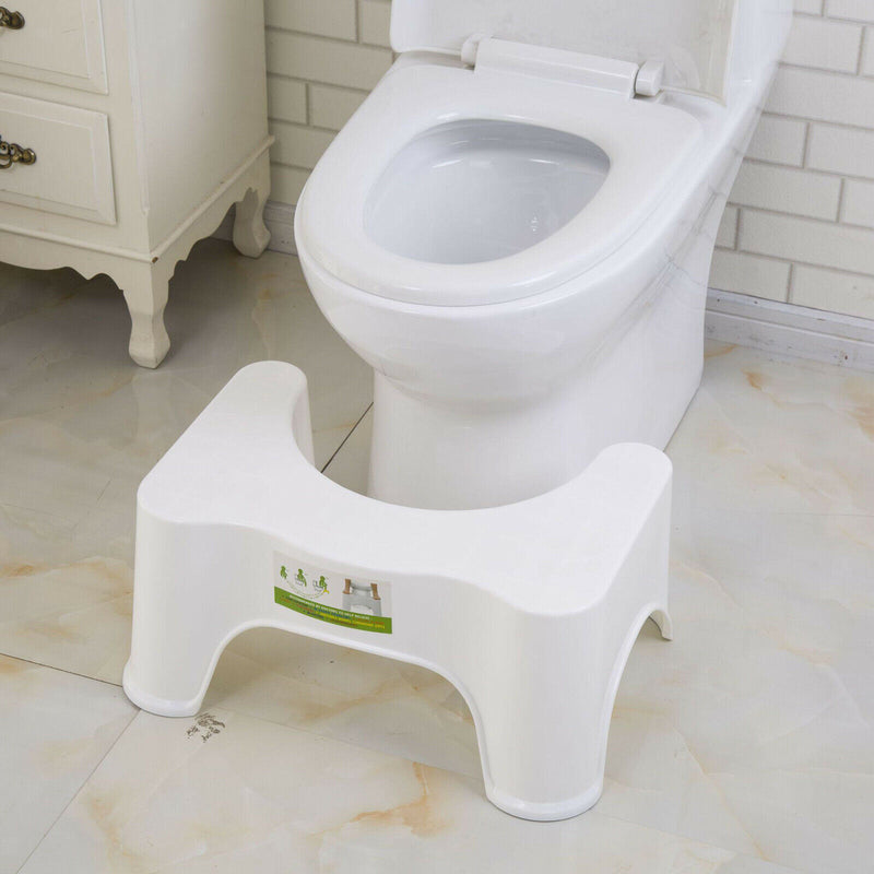 Non-Slip Toilet Stool Sturdy Bathroom Potty for Adults Kids Training Stool