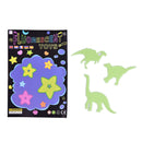 9PCS Luminous Stickers Toys Glow Luminous Fluorescent Wall Stickers Home Dec Cy
