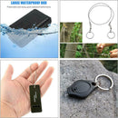 5 in 1 Outdoor Survival Kit Whistle Carabiner Wire Saw First Aid Tools