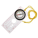 1pc Camping Compass Baseplate Ruler Map Scale Compass Race Hiking Compass FT