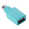 Male for PS2 to USB Female Adapter Converter Keyboard Mouse Mice Connector