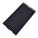 2X Black Rod HB Pencil With Colorful Diamond School Painting Writing Pencil 3CAU
