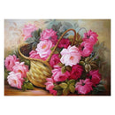 5D DIY Diamond Painting Flower Basket Cross Stitch Embroidery Rhinestones