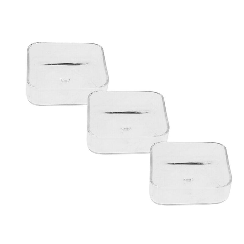 3x Aquarium Shrimp Feeding Dish Bowl Aquarium Tray Water Food Smaller Reptile